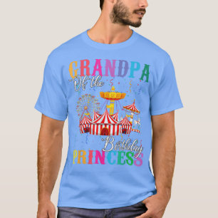 T-shirt Grand-père du cirque de la fille princesse d'anniv