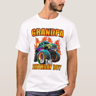 T-shirt Grand-père du garçon qui fête son anniversaire