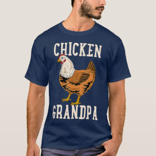 T-shirt Grand-père du poulet grand-père papy