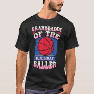 T-shirt Grand-Père Du Thème De Basketball Anniversaire Bal