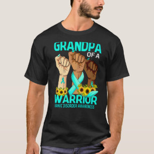 T-shirt Grand-Père D'Un Guerrier Panique Désordre Sensibil