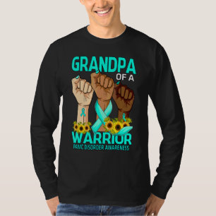 T-shirt Grand-Père D'Un Guerrier Panique Désordre Sensibil