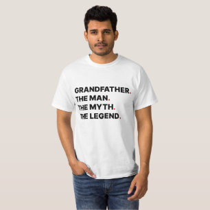T-shirt grand-père en coton