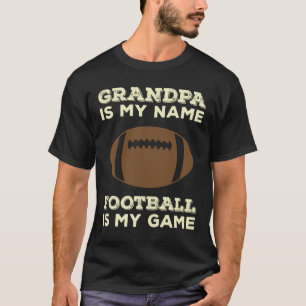 T-shirt Grand-Père Est Mon Nom Football Est Mon Jeu