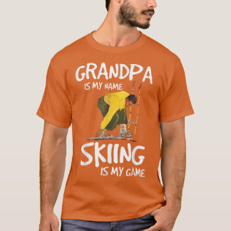 T-shirt Grand-Père Est Mon Nom Patinage Est Mon Jeu Happy 