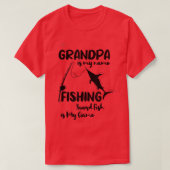 T-shirt Grand-Père Est Mon Nom Pêche Epée Poisson Est Mon  (Design devant)