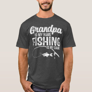 T-shirt Grand-Père Est Mon Nom Pêche Est Mon Jeu Fête des