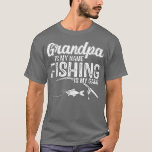 T-shirt Grand-Père Est Mon Nom Pêche Est Mon Jeu Fête des 