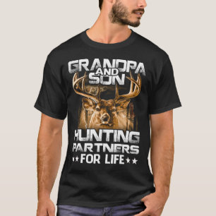 T-shirt Grand-père et Son Hunting Partners For Life T-Shir
