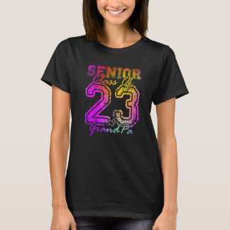 T-shirt Grand-père fier coloré Cœur mignon Diplômé Senior