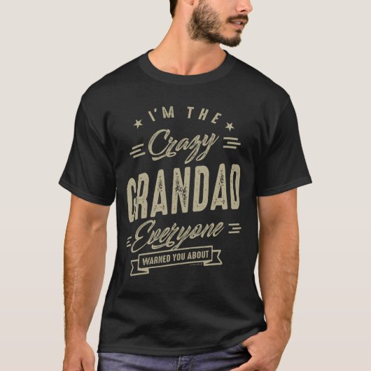 T-shirt Grand-père fou (Devant)