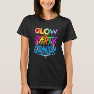 T-shirt Grand-père Glow Party Effet de projection de pei