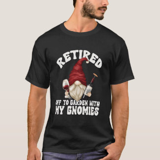 T-shirt Grand-père Gnome retraité pour retraite vinicole