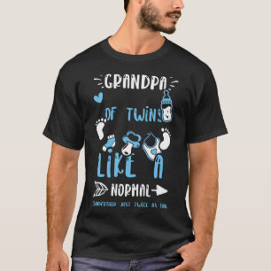 T-shirt Grand-Père Grand-Père De Jumeaux Comme Un Petit-Gr
