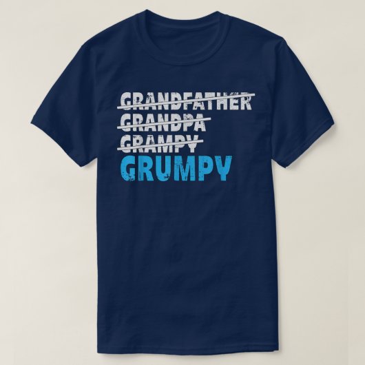 T-shirt Grand-père grand-père Grandpa Grampy Grumpy Hommes (Design devant)