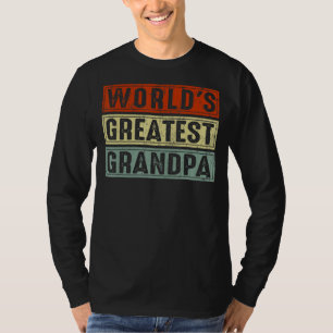 T-shirt Grand-Père Graphique Mondial Drôle Grandpa Graisse