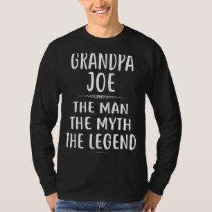 T-shirt Grand-père JOE L'Homme Le Mythe La Légende