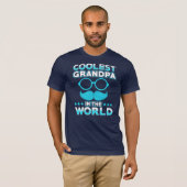 T-shirt Grand-Père Le Plus Coolle Au Monde Grand-Père (Devant entier)