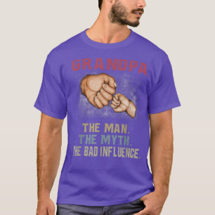 T-shirt Grand-Père Les Hommes Le Mythe La Mauvaise Influen