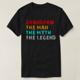 T-shirt grand-père l'homme le mythe la légende