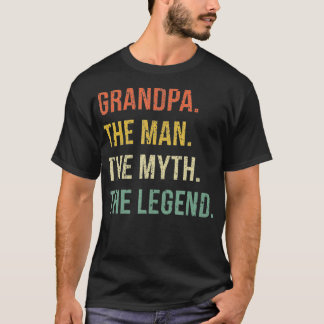 T-shirt Grand-père L'homme Le Mythe La Légende T pour