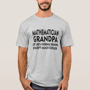 T-shirt Grand-père mathématicien amusant