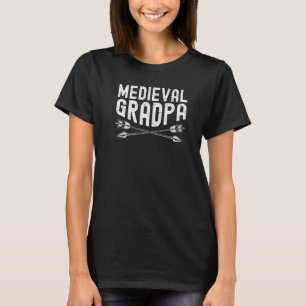 T-shirt Grand-père médiéval Bowman Arrow Bow Archer Archer