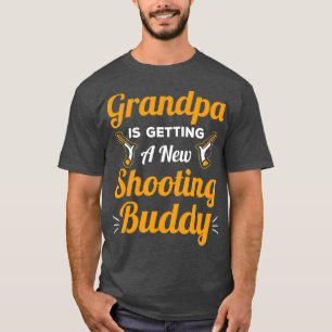 T-shirt Grand-père obtient un nouveau pote de tir pour un