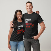 T-shirt Grand-père papa Crabbing Légende Crabbing Fisher C (Unisexe)
