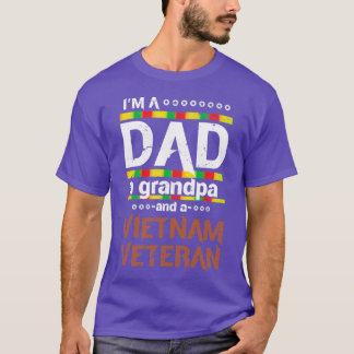 T-shirt Grand-père Papa Vietnam Vétérinaire