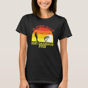T-shirt Grand-père pêcheur Meilleur papa qui soit Pêcheur