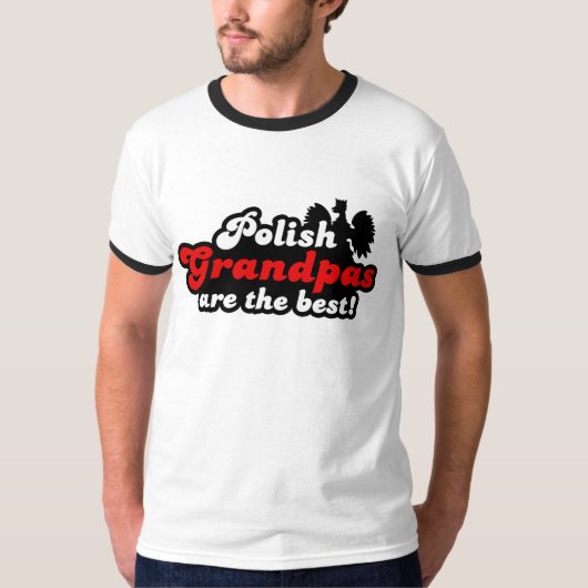T-shirt Grand-père polonais (Devant)