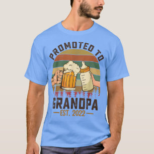 T-shirt Grand-Père Pour La Première Fois Homme Promu À Gra