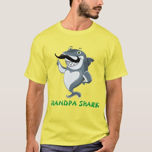 T-shirt Grand-père requin (Devant)