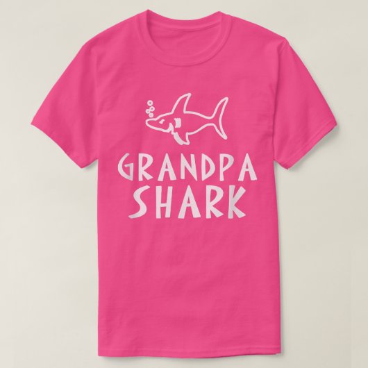 T-shirt Grand-père Requin (Design devant)