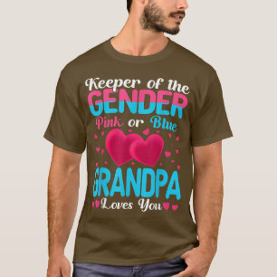 T-shirt Grand-Père Rose Ou Bleu Vous Aime Garder Genre Rev