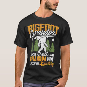 T-shirt Grand-père Sasquatch Yeti, grand-père de Bigfoot