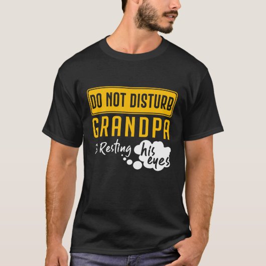 T-shirt Grand-père se repose les yeux (Devant)