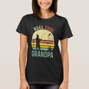 T-shirt Grand-père super cool pêcheur Papa Fête des Pères