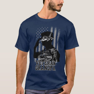 T-shirt Grand-père vétéran