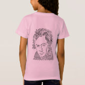 T-Shirt Grand piano, Beethoven, notes de musique (Dos)