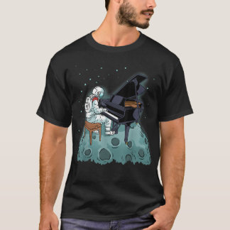 T-shirt Grand Piano Pianiste Pianiste Cadeau Astronaut Mus