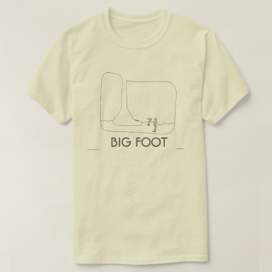 T-shirt GRAND PIED (Design devant)