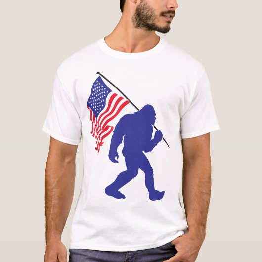 T-shirt Grand pied patriotique (Devant)