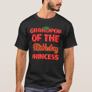 T-shirt Grand-Pop De L'Anniversaire Princess Strawberry Fa