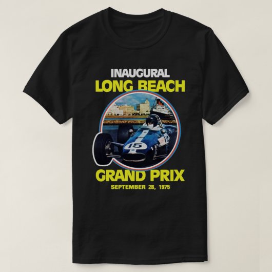 T-shirt Grand Prix Long Beach 1975 (Design devant)