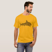 T-shirt Grand requin blanc (Devant entier)