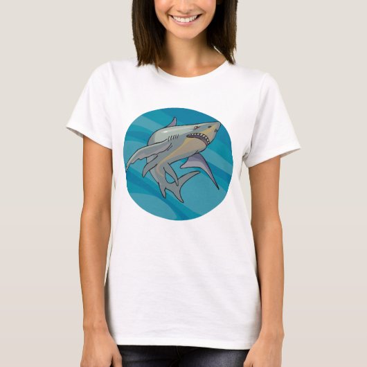 T-shirt Grand requin blanc (Devant)