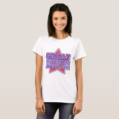 T-shirt Grand romancier américain Pride Slogan (Devant entier)