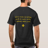 T-shirt Grand schéma orthodoxe oriental (Dos)